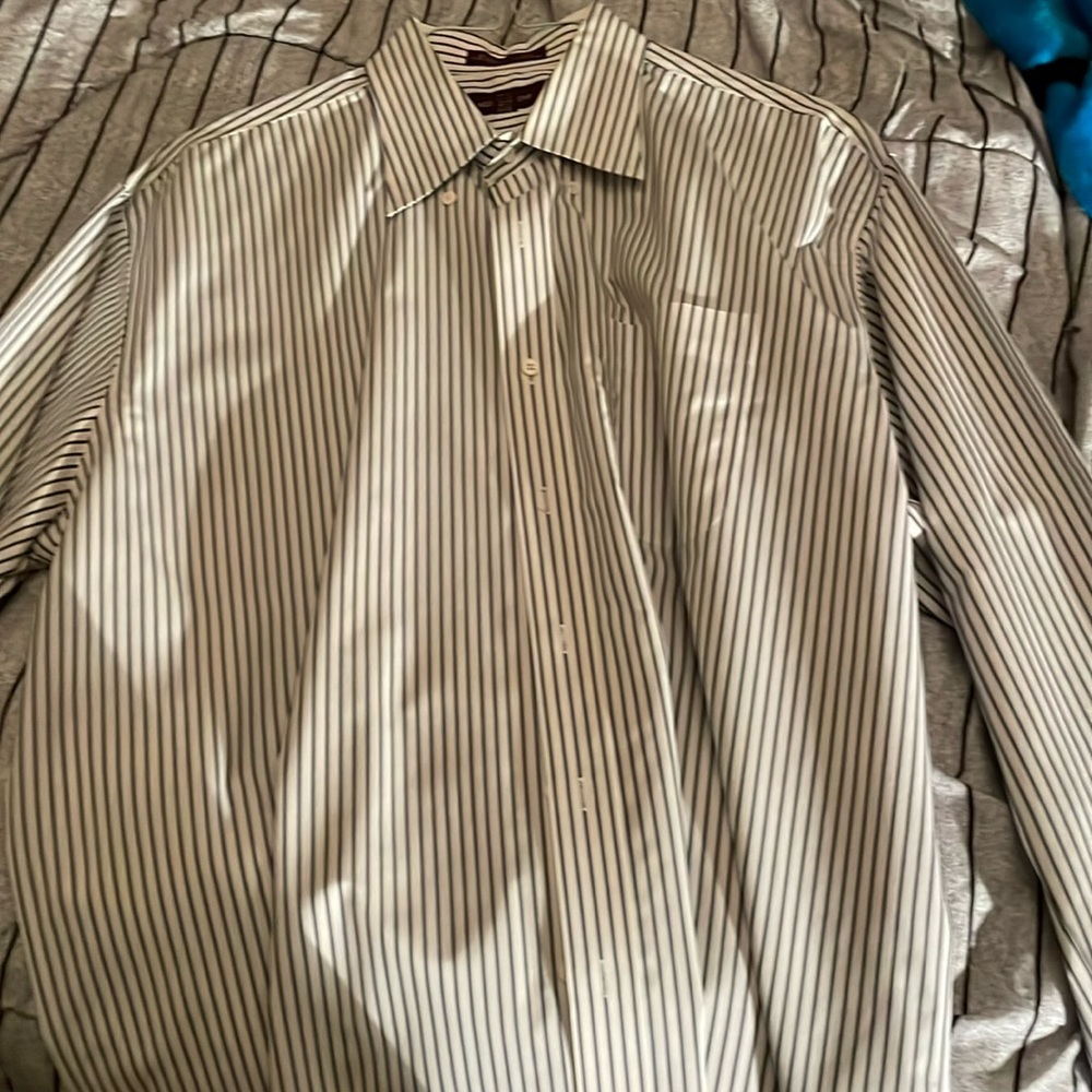 White shirt with Blue stripes from Nordstrom